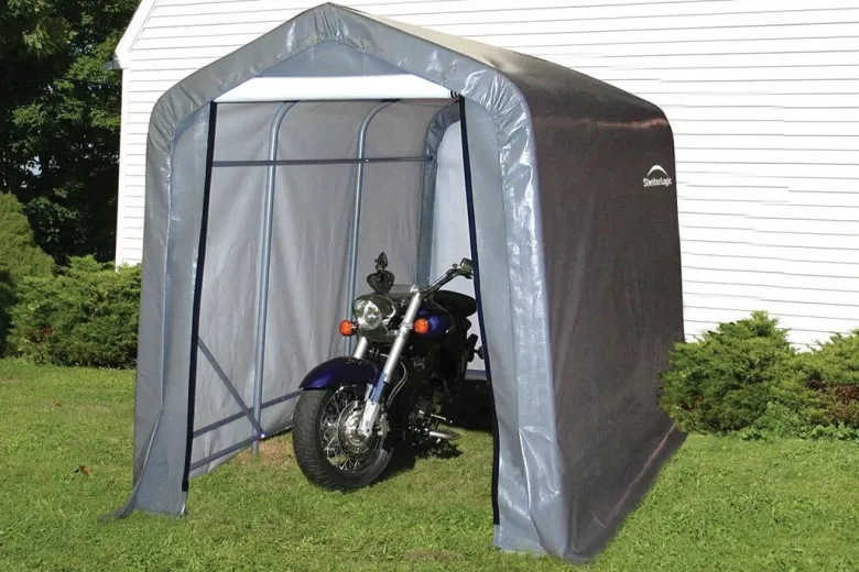ShelterLogic Gartenhaus Shed-in-a-Box grau B/H/L: ca. 180x200x300 cm