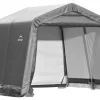ShelterLogic Gartenhaus Shed-in-a-Box grau B/H/L: ca. 300x240x300 cm