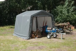ShelterLogic Gartenhaus Shed-in-a-Box grau B/H/L: ca. 300x240x300 cm