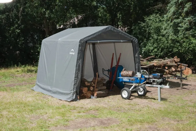 ShelterLogic Gartenhaus Shed-in-a-Box grau B/H/L: ca. 300x240x300 cm