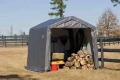 ShelterLogic Gartenhaus Shed-in-a-Box grau B/H/L: ca. 300x240x300 cm
