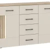 Sideboard Cashmere Eiche Nachbildung Spanplatte B/H/T: ca. 125x85x40 cm