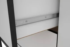 Sideboard FARO weiß schwarz B/H/T: ca. 160x84x40 cm