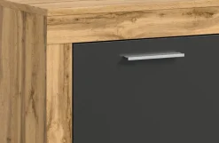 Sideboard Jam Eiche Wotan Nachbildung grau B/H/T: ca. 125x80x35 cm
