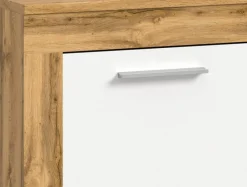 Sideboard Jam Eiche Wotan Nachbildung weiß B/H/T: ca. 125x80x35 cm