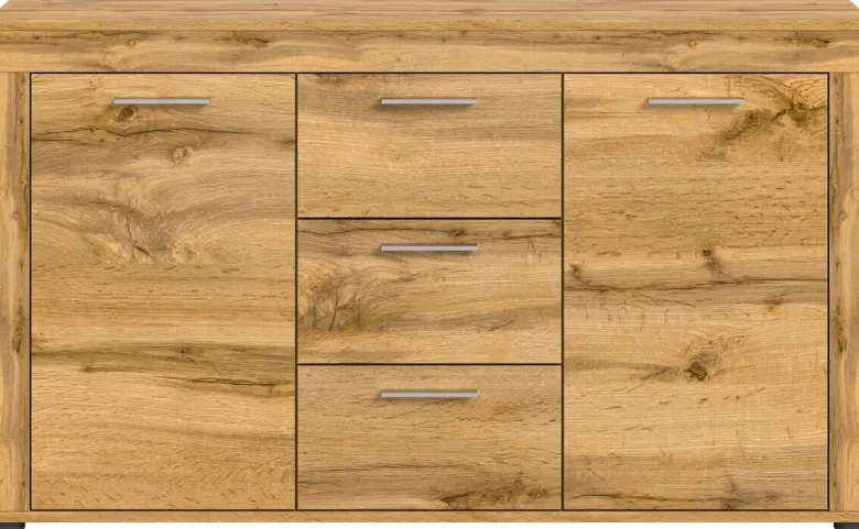 Sideboard Jam Eiche Wotan Nachbildung B/H/T: ca. 125x80x35 cm