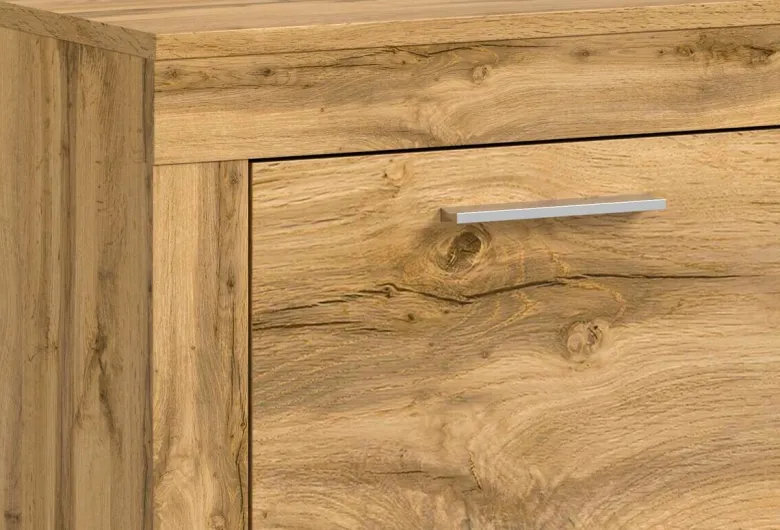 Sideboard Jam Eiche Wotan Nachbildung B/H/T: ca. 125x80x35 cm