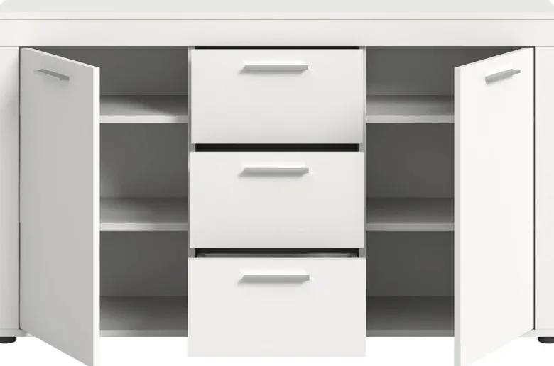Sideboard Jam weiß B/H/T: ca. 125x80x35 cm