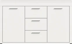 Sideboard Jam weiß B/H/T: ca. 125x80x35 cm