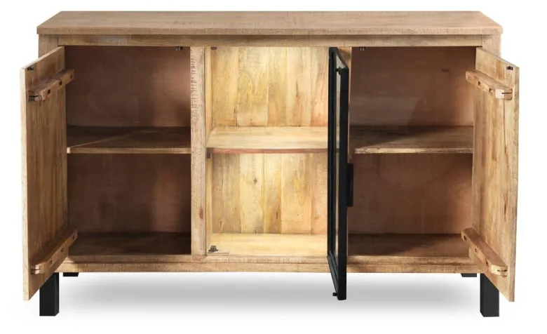 Sideboard Kali latte Mango B/H/T: ca. 145x90x40 cm