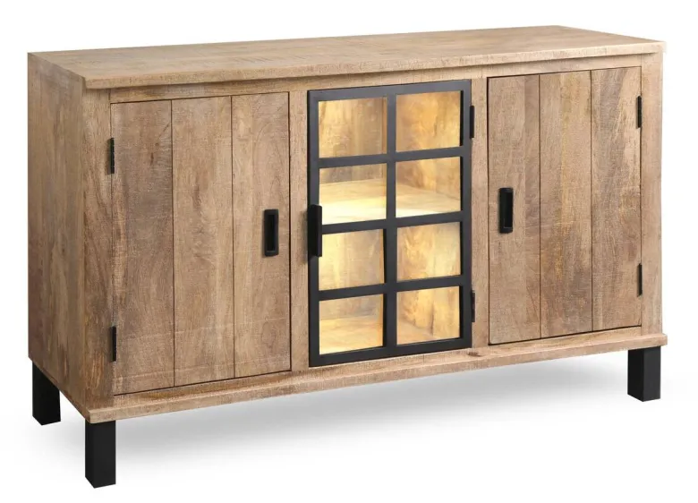 Sideboard Kali latte Mango B/H/T: ca. 145x90x40 cm