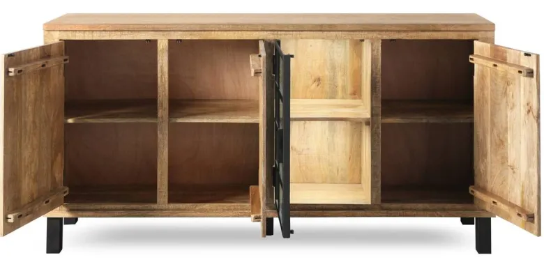 Sideboard Kali latte Mango B/H/T: ca. 145x90x40 cm