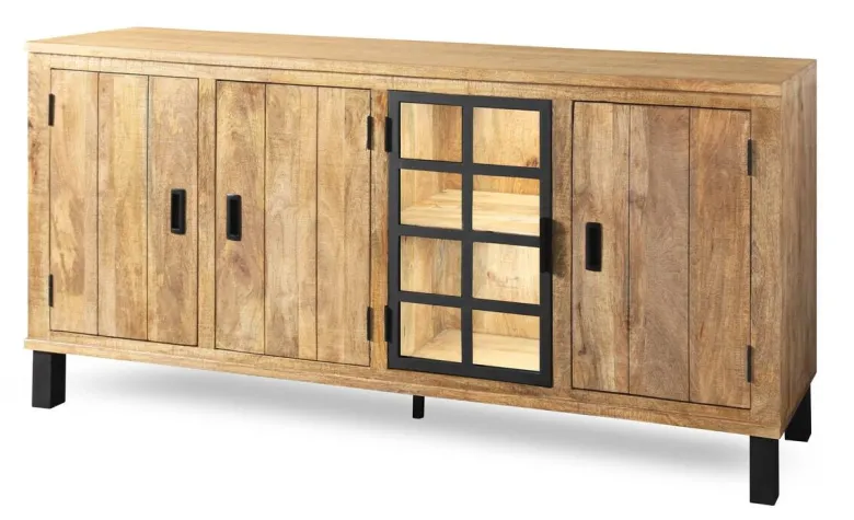 Sideboard Kali latte Mango B/H/T: ca. 145x90x40 cm