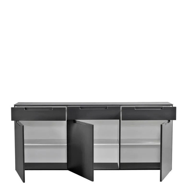 Sideboard Mailand anthrazit matt MDF B/H/T: ca. 192x83x40 cm