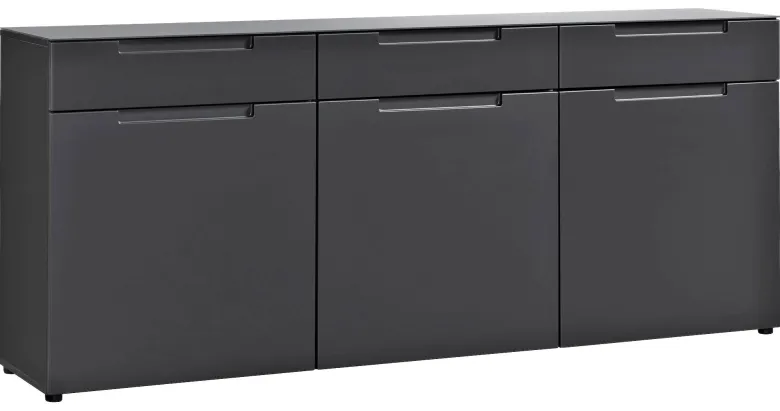 Sideboard Mailand anthrazit matt MDF B/H/T: ca. 192x83x40 cm