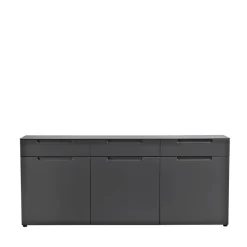 Sideboard Mailand anthrazit matt MDF B/H/T: ca. 192x83x40 cm