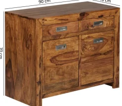Sideboard natur B/H/T: ca. 90x70x40 cm