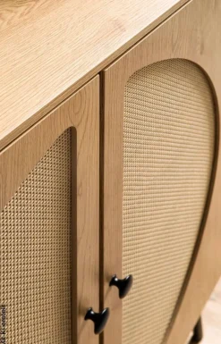 Sideboard natur Eiche Optik B/H/T: ca. 80x103x39 cm