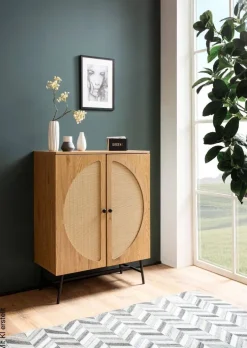 Sideboard natur Eiche Optik B/H/T: ca. 80x103x39 cm