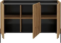 Sideboard Neo Evoke Oak Nachbildung schwarz B/H/T: ca. 120x81x40 cm