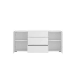 Sideboard Otis weiß Hochglanz B/H/T: ca. 140x62x35 cm