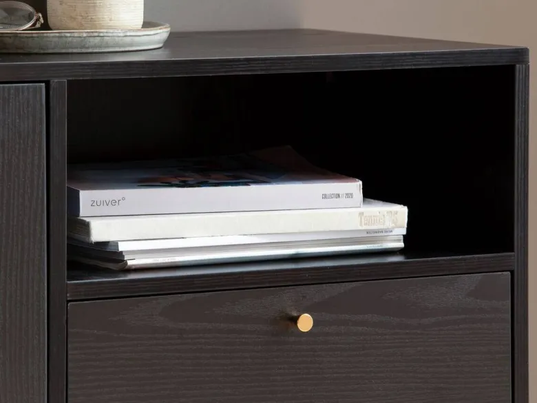 Sideboard schwarz B/H/T: ca. 140x75x40 cm