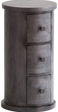 Sideboard schwarz B/H/T: ca. 34x65x34 cm