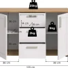 Sideboard VERONA Lärche Nachbildung Eiche Nachbildung B/H/T: ca. 129x80x40 cm