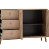 Sideboard Visby Eiche Nachbildung B/H/T: ca. 109x63,9x33,05 cm