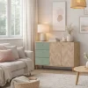 Sideboard Visby Pistazie Eiche Nachbildung B/H/T: ca. 109x63,9x33,05 cm