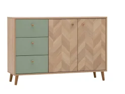Sideboard Visby Pistazie Eiche Nachbildung B/H/T: ca. 109x63,9x33,05 cm