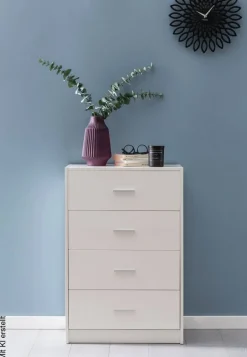 Sideboard weiß B/H/T: ca. 60x90x30 cm
