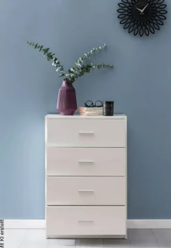 Sideboard weiß B/H/T: ca. 60x90x30 cm