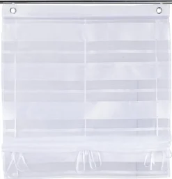 silver edition Bändchenrollo Diana weiß B/L: ca. 100x135 cm