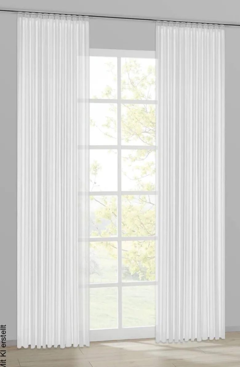 silver edition Fertigstore Carmen weiß B/L: ca. 450x245 cm