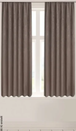 silver edition Verdunklungsvorhang Henry taupe B/L: ca. 135x175 cm