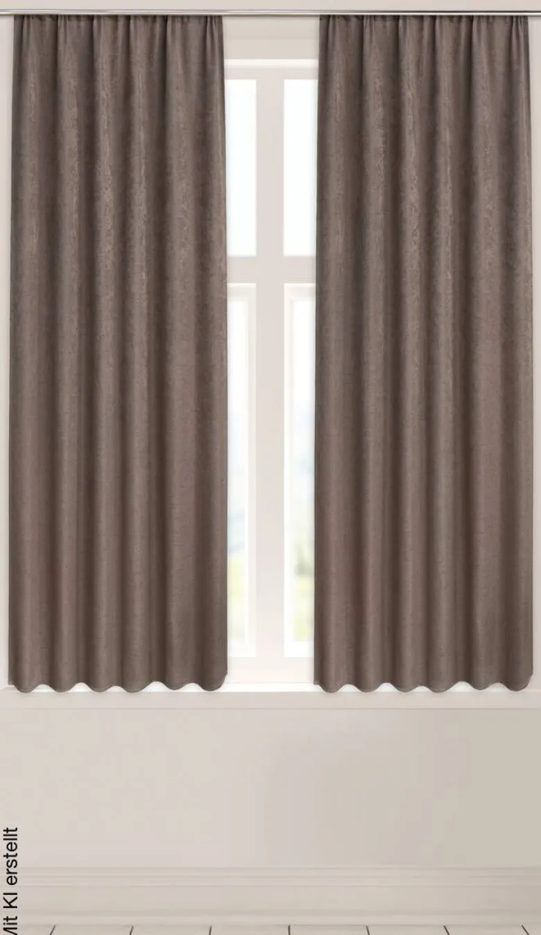 silver edition Verdunklungsvorhang Henry taupe B/L: ca. 135x175 cm