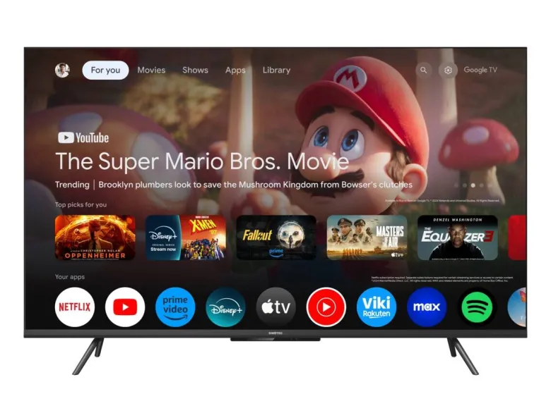 Sinotec Mini-LED-Fernseher 65X6500H schwarz B/H: ca. 145x92 cm