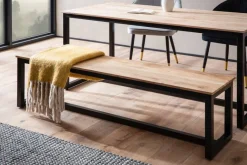 Sitzbank braun B/H/T: ca. 120x45x40 cm