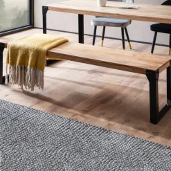 Sitzbank braun B/H/T: ca. 160x45x40 cm