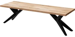 Sitzbank braun B/H/T: ca. 120x45x45 cm