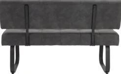 Sitzbank Luise I B anthrazit Vintage B/H/T: ca. 140x90x64 cm
