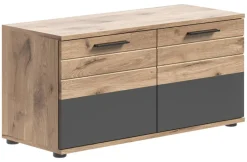 Sitzbank Mason Nox Oak Nachbildung dunkelgrau B/H/T: ca. 90x45x37 cm