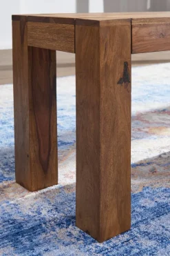 Sitzbank natur Echtholz B/H/T: ca. 180x45x35 cm