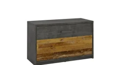Sitzbank Perugia Fresko Nachbildung Old Wood Nachbildung B/H/T: ca. 80x50x34 cm