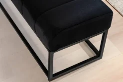 Sitzbank schwarz Polyester B/H/T: ca. 108x40x40 cm