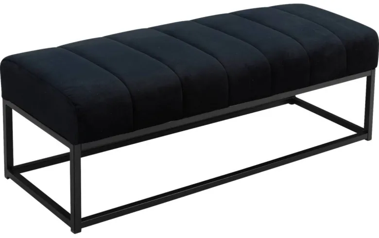 Sitzbank schwarz Polyester B/H/T: ca. 108x40x40 cm