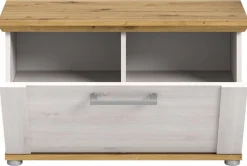 Sitzbank Verona Sibiu Lärche Nachbildung Eiche Artisan Nachbildung B/H/T: ca. 80x47x39 cm