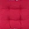 Sitzkissen Alina rot Polyester-Mischgewebe B/H/L: ca. 38x8x38 cm