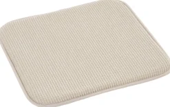 Sitzkissen beige Polyester B/H/L: ca. 38x2x38 cm